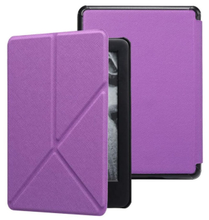 Origami Durable Lock OR41 - pouzdro pro Amazon Kindle Paperwhite 1 / 2 / 3, magnet, stojánek - fialové