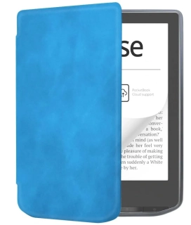 Armori Trimer T056, pouzdro pro Pocketbook 629 Verse / 634 Verse Pro - magnetické zavírání, AutoSleep, světle modré